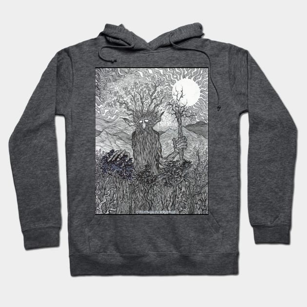 Ent - Lord of the Forest Hoodie by Christopher's Doodles